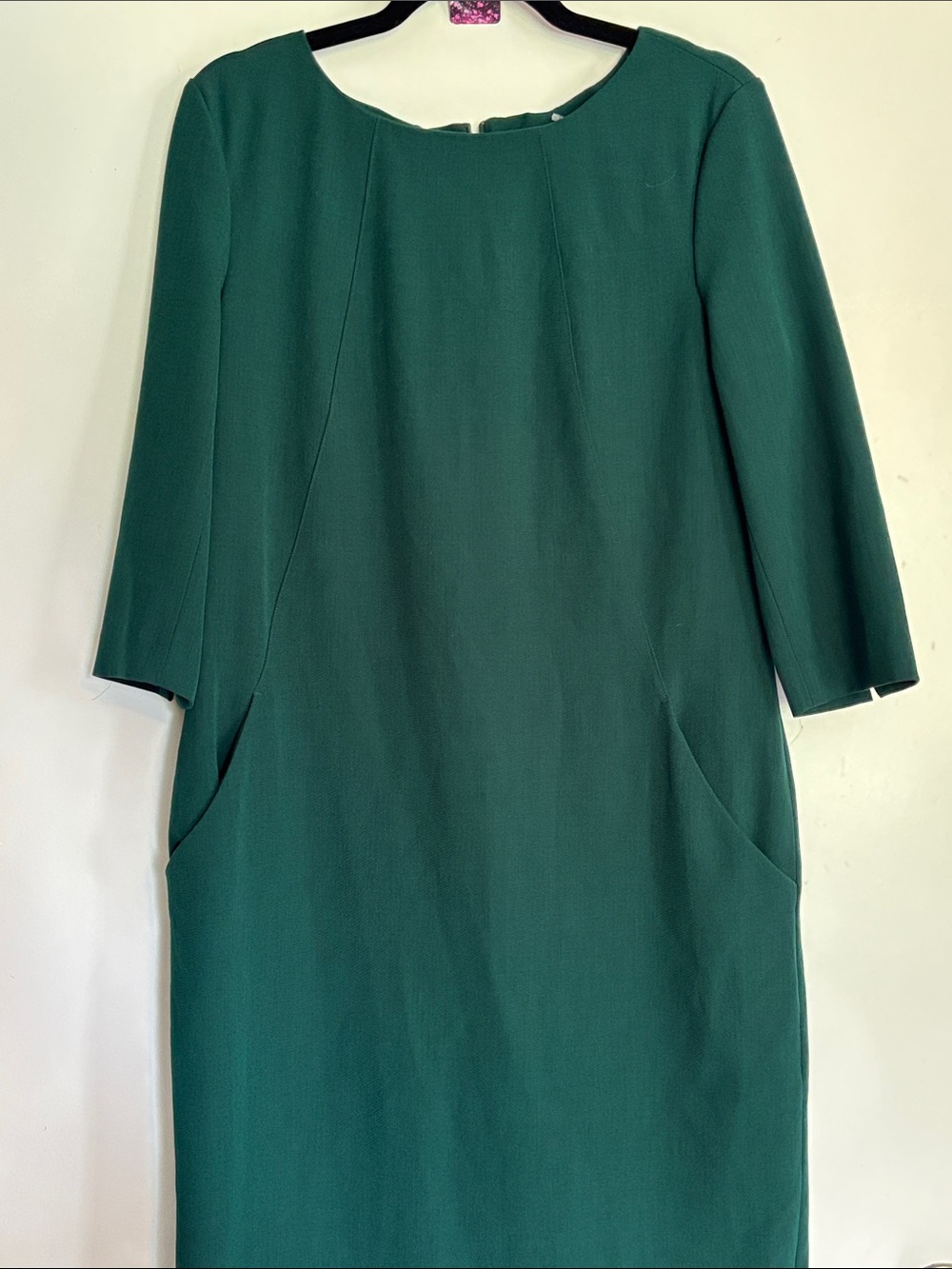MM LeFleur Forest Green Etsuko Dress Excellent Condition Size 12